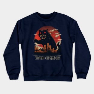 bad omens Crewneck Sweatshirt